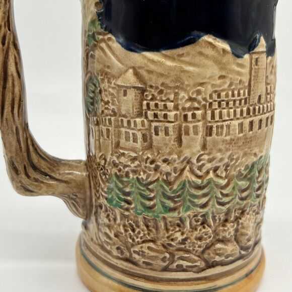 Vintage Napcoware Lusterware German Beer Stein Mug Cup 1960s Japan 7” Ceramic - Picture 11 of 14